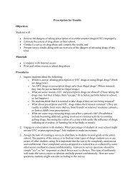 Over the Counter Lesson Plan 1 - Physical Education