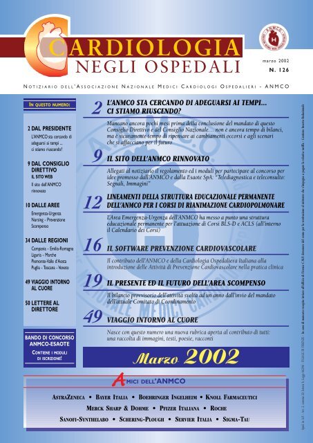 Cardiologia negli Ospedali nÂ° 126 Marzo 2002 - Anmco