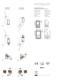 whitegoods 100 Plaster-in Installation Instructions A3.qxd
