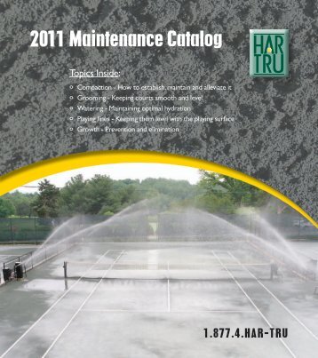 2011 Maintenance Catalog 1.877.4.HAR-TRU