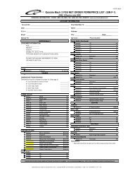 Quickie Mach 2 FSS NET ORDER FORM/PRICE ... - Sunrise Medical