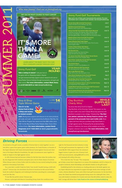 Summer Events Guide - The Jimmy Fund