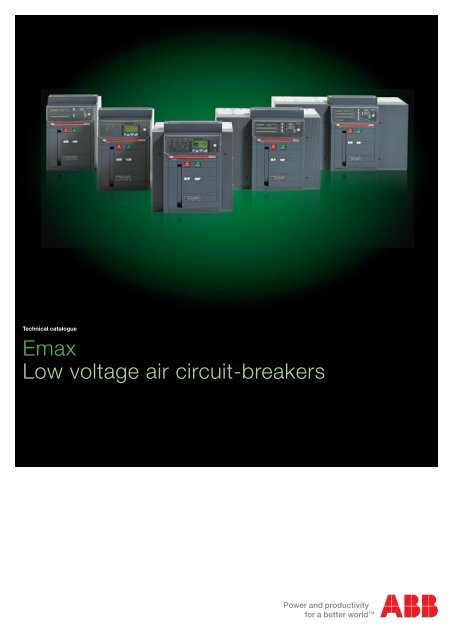 Emax Low voltage air circuit-breakers - ABB Download Center