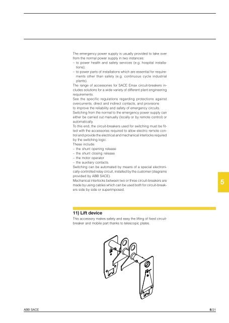 Emax Low voltage air circuit-breakers - ABB Download Center