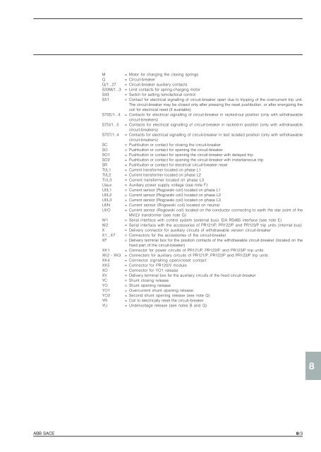 Emax Low voltage air circuit-breakers - ABB Download Center