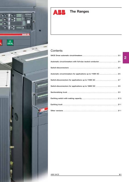 Emax Low voltage air circuit-breakers - ABB Download Center