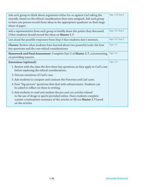 Exploring Bioethics - NIH Office of Science Education - National ...