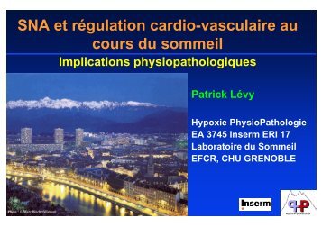 SNA et rÃ©gulation cardio-vasculaire au cours du sommeil - SPLF