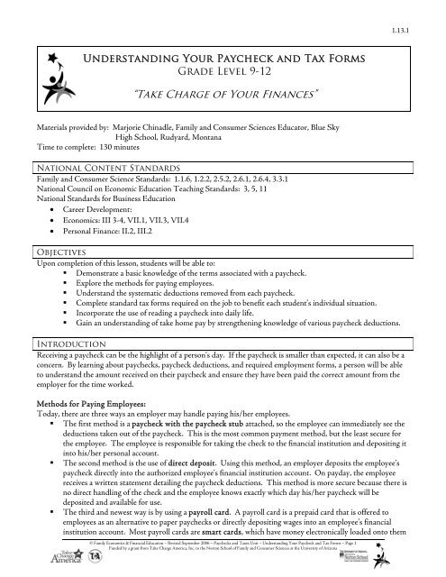 Understanding Your Paycheck and Tax Forms understanding-your-paycheck-and-tax-forms
