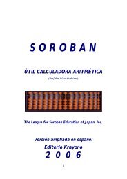 Soroban, Ãºtil calculadora aritmÃ©tica (espaÃ±ol)