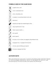 SYMBOLS USED IN THIS GUIDE BOOK AUTHOR'S NOTE - Cappo