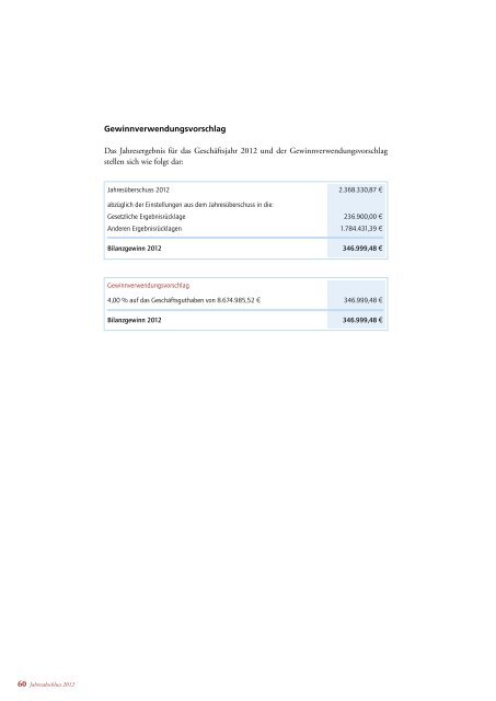 Schulter an Schulter voran - Wohnungsgenossenschaft von 1904 eG