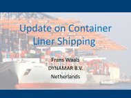 Update on the Container Shipping Sector - IMSF