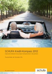 SCHUFA Kredit-Kompass 2012