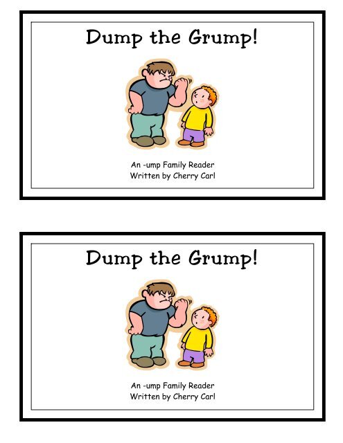 Dump the Grump! Dump the Grump! - Little Book Lane