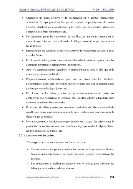 NÂº 30 15/01/2009 - enfoqueseducativos.es