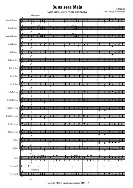 Finale 2007 - [Buna sera biala - Score.MUS] - Lucerne Music Edition