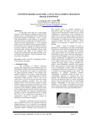 content-based analysis: a way to classify cracks in image paintings