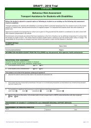 Transport Risk Assessment Draft - SERU