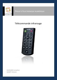 VHDL - Projet TÃƒÂ©lÃƒÂ©commande infrarouge - Uuu.enseirb.fr