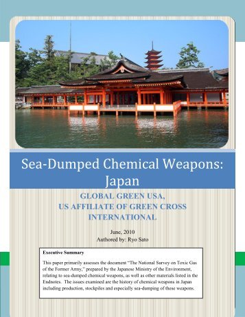 Sea-Dumped Chemical Weapons in Japan - Global Green USA