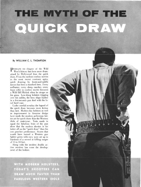 GUNS Magazine August 1955