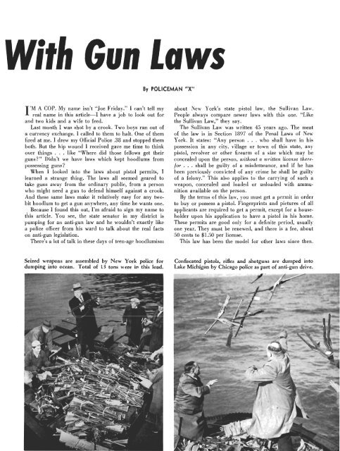 GUNS Magazine August 1955