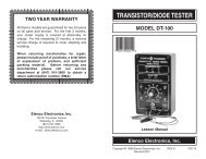 transistor/diode tester model dt-100 - TechEdu.com