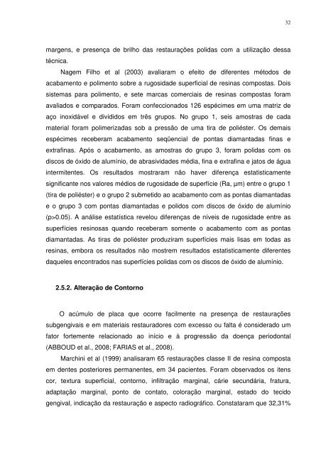 6 - avaliaÃ§Ã£o clÃ­nica da indicaÃ§Ã£o do tratamento restaurador - CCS ...