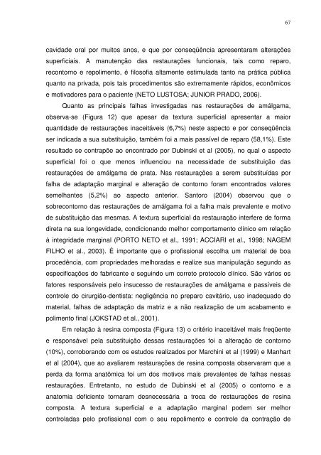 6 - avaliaÃ§Ã£o clÃ­nica da indicaÃ§Ã£o do tratamento restaurador - CCS ...