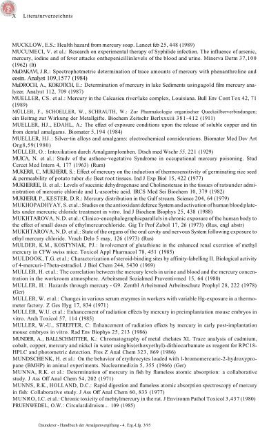 Handbuch der Amalgam-Vergiftung Band I, II, III - ToxCenter e.V.