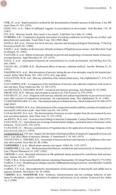 Handbuch der Amalgam-Vergiftung Band I, II, III - ToxCenter e.V.