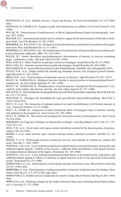 Handbuch der Amalgam-Vergiftung Band I, II, III - ToxCenter e.V.