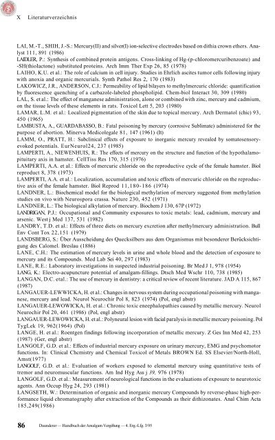 Handbuch der Amalgam-Vergiftung Band I, II, III - ToxCenter e.V.