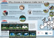 Why Choose A Cabanon Trailer tent ? – Tents