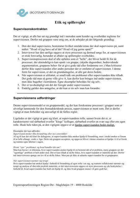 [pdf] Kollegial systemisk supervision - Ergoterapeutforeningen