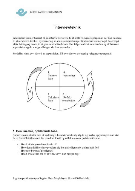 [pdf] Kollegial systemisk supervision - Ergoterapeutforeningen