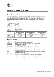 Product Data Sheet Transpoxy MIO Primer 164 - Transocean Coatings