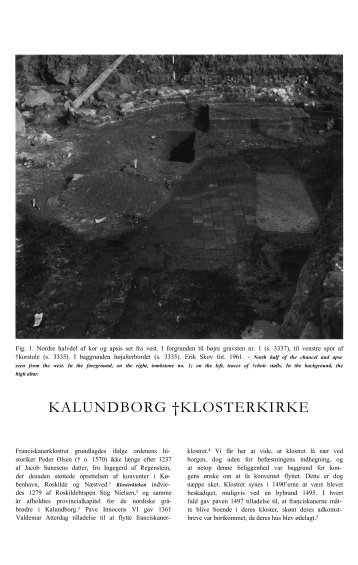 KALUNDBORG â KLOSTERKIRKE - Danmarks Kirker