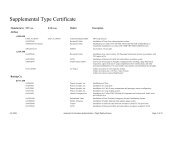 to view all registered STC in Iceland ordered by aircraft type