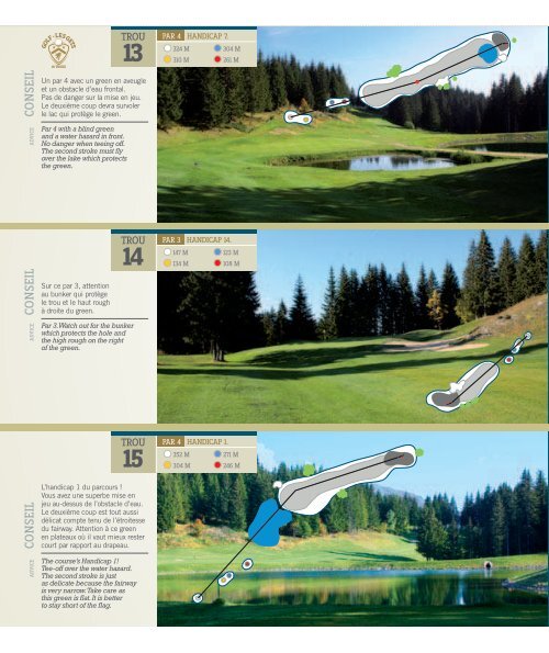 la brochure du Golf - Les Gets