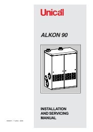 Installation Manual - Unical Lattner Condensing Hot Water Boilers