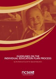 Guidelines on the Individual Education Plan Process - National ...