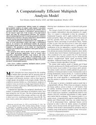 A computationally efficient multipitch analysis model ... - IEEE Xplore