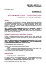 Voie verte Sainte-Livrade â Castelmoron-sur-Lot - Le site du conseil ...