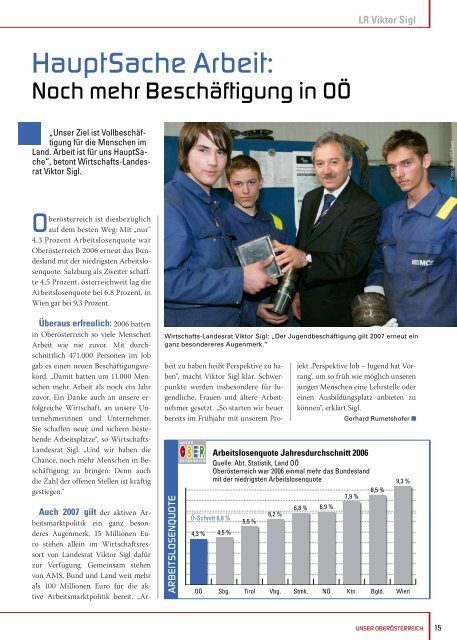 Unser OberÃ¶sterreich - Die OÃ¶. Landesillustrierte Nr. 1/2007