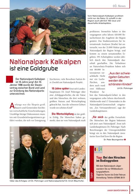 Unser OberÃ¶sterreich - Die OÃ¶. Landesillustrierte Nr. 1/2007