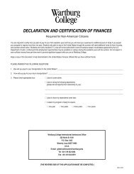 Declaration and Certification of Finances