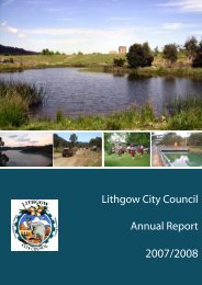 Annual Report 07/08 - Lithgow City Council