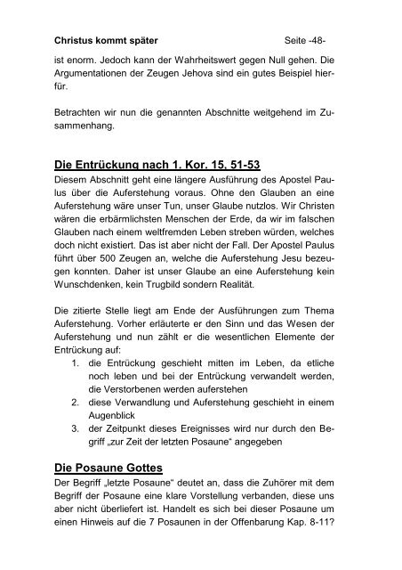 Christus kommt spÃ¤ter - cmop.info